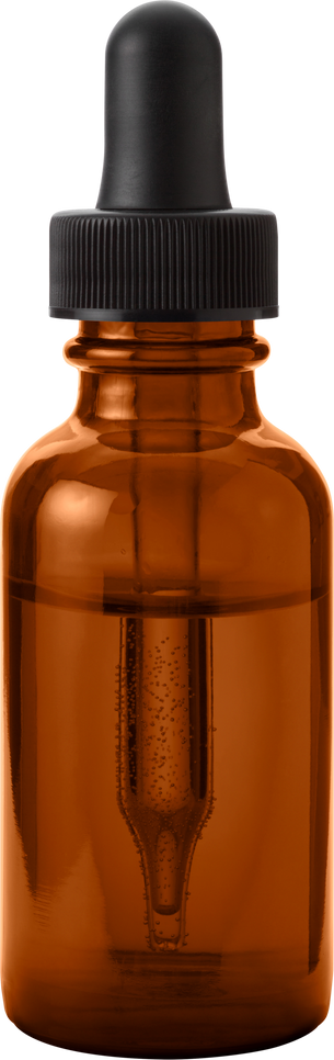 Brown Eye Dropper Bottle